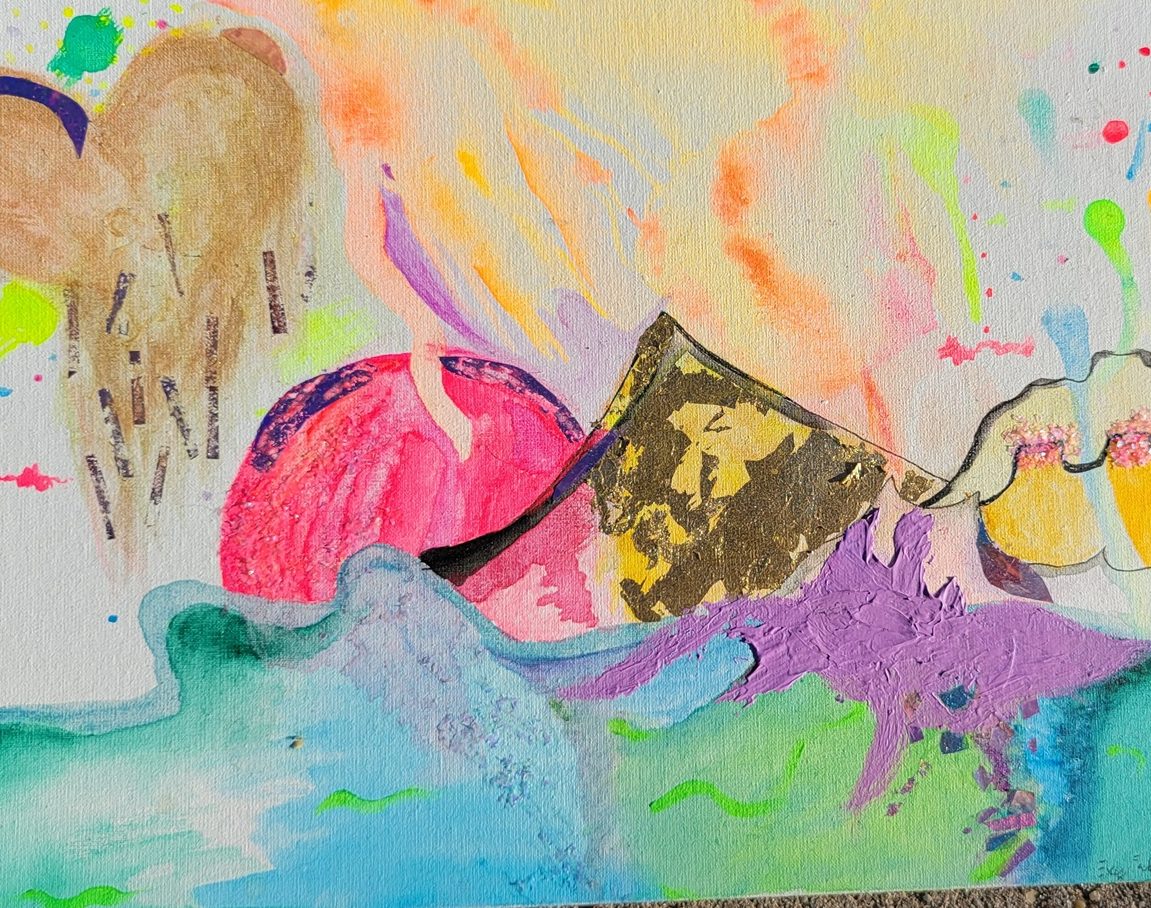 Neon Mountain Object Permanence Collective