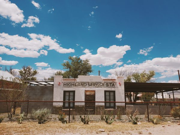 highland service station in marfa, texas