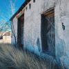 photo of adobe building in marfa, texas