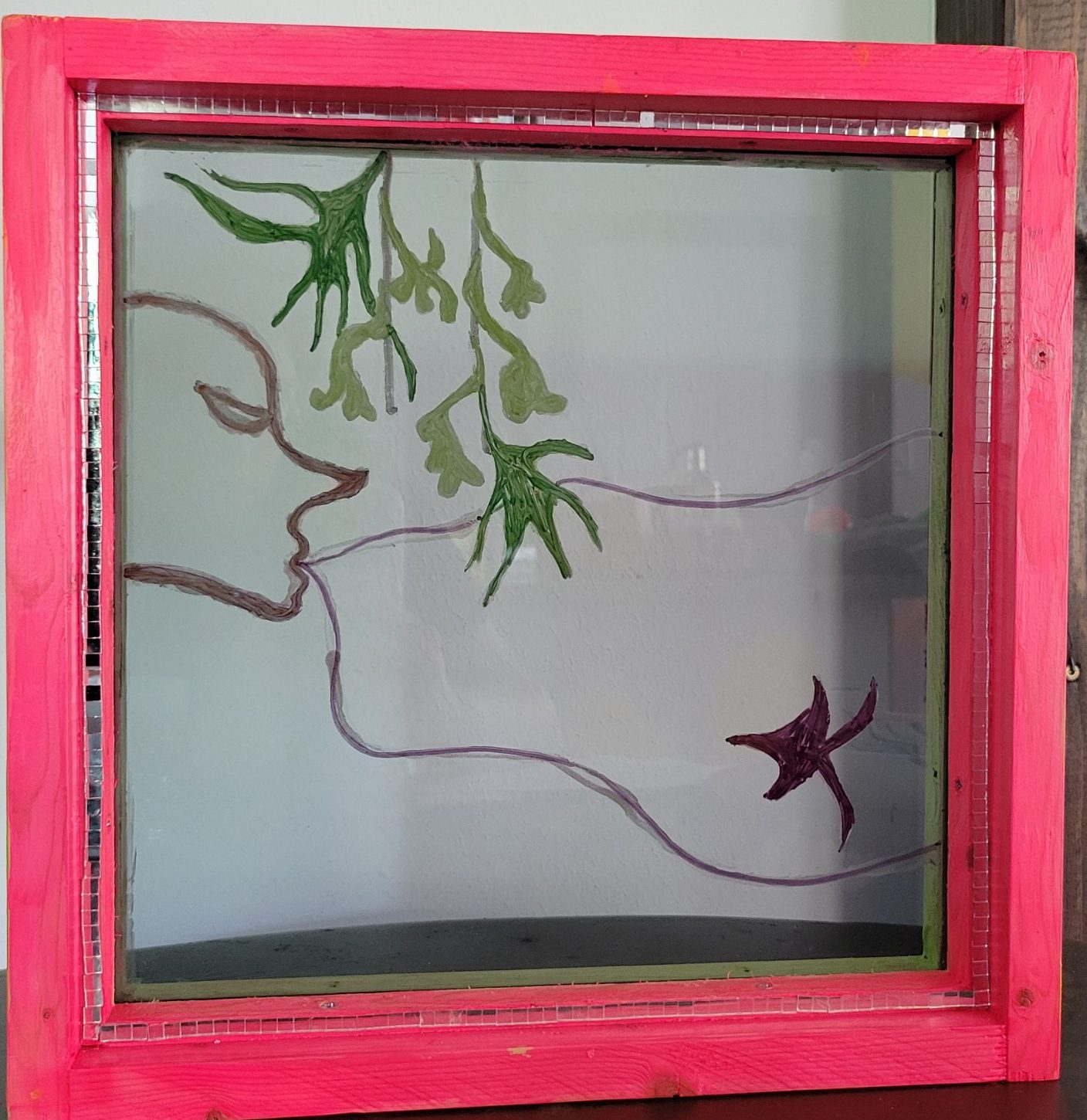 ORIGINAL: faces in the garden